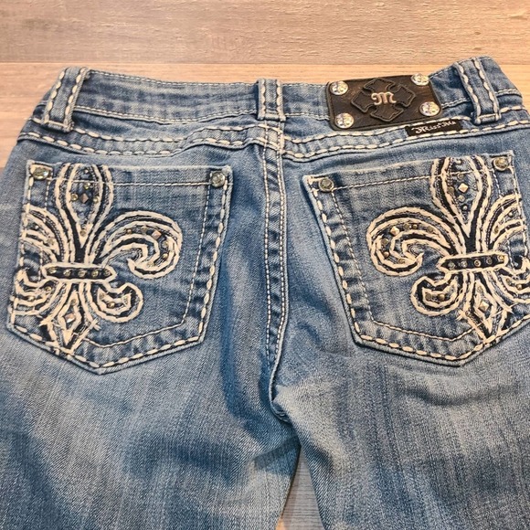 Miss me size 27 women's bootcut distressed jeans - Picture 6 of 13